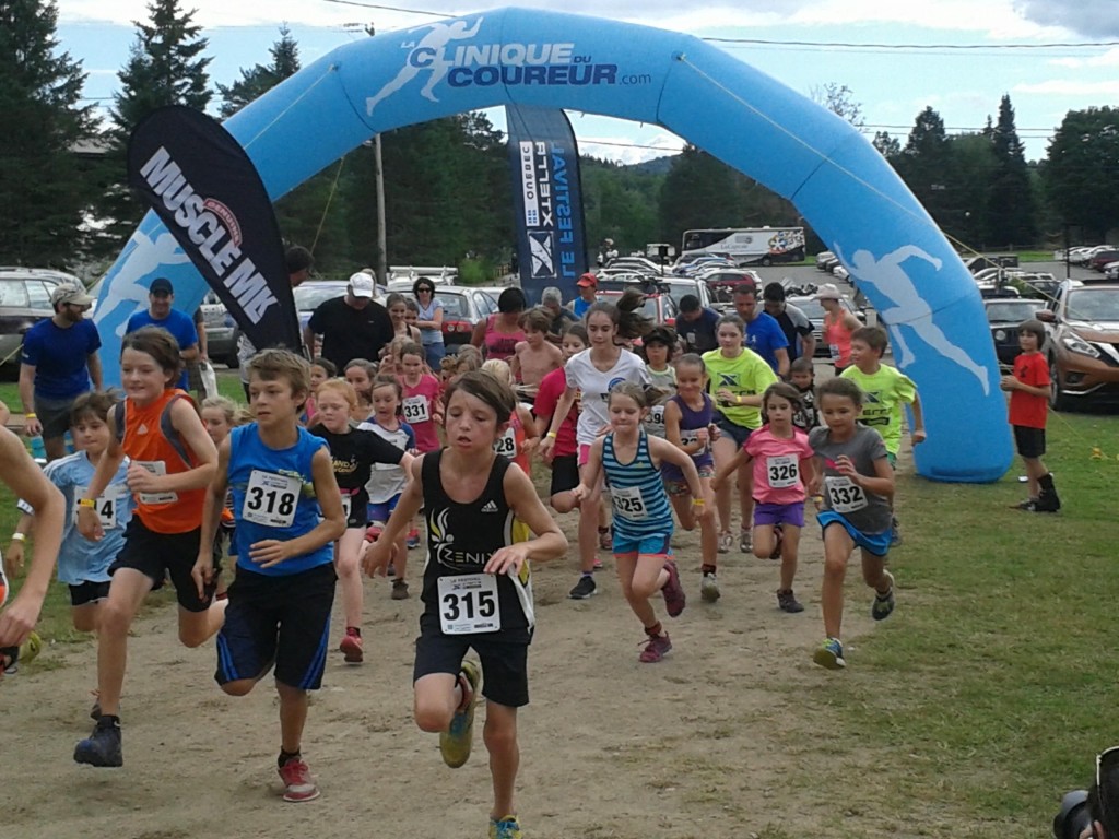 Une course en sentier de 1 kilomètre était ouverte aux enfants